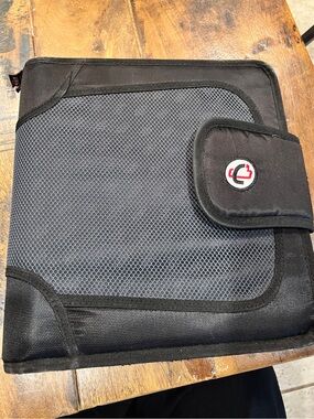 Case-it Open Tab Closure 2-Inch Binder with Tab File, Black